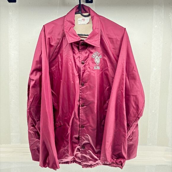 Vintage King Louie Pro Fit Alabama Crimson Tide Windbreaker Jacket Size XL 48-50 - Picture 1 of 5